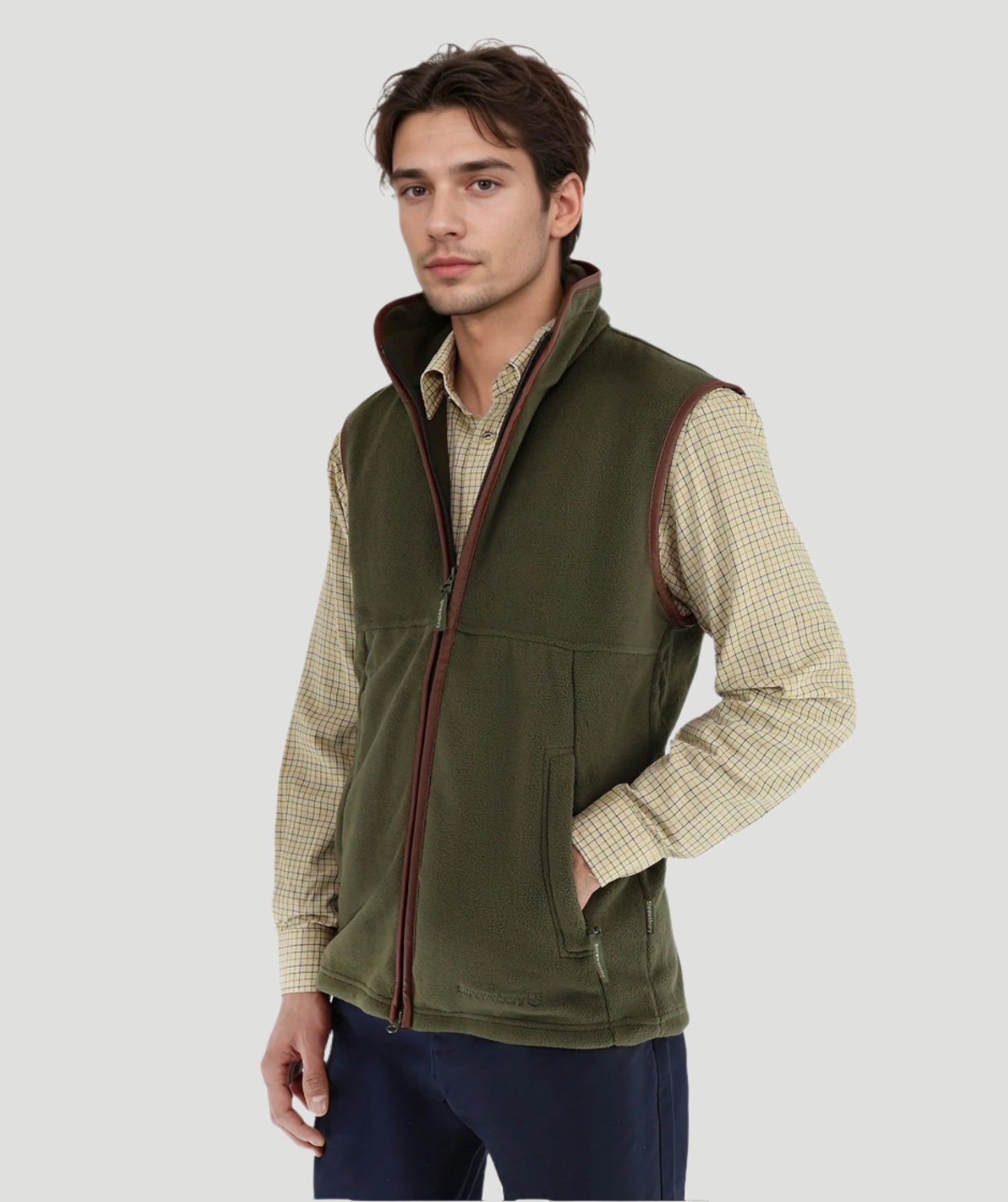 Ackleton Fleece Gilet Olive