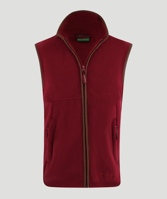 Ackleton Fleece Gilet Wine