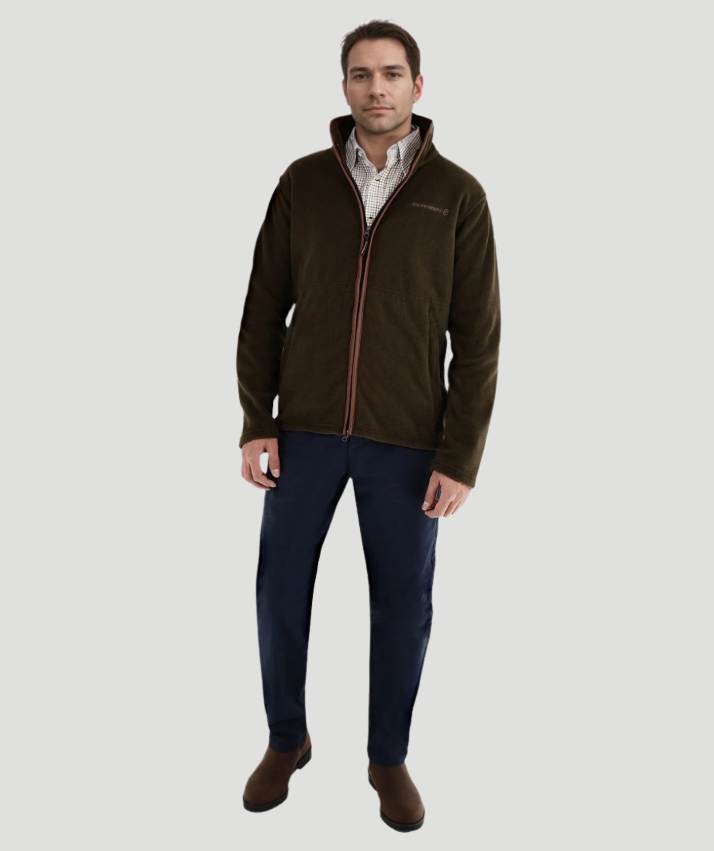 Ackleton Fleece Jacket Dark Olive