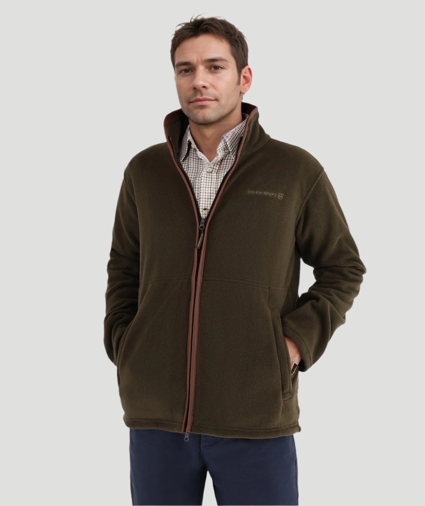 Ackleton Fleece Jacket Dark Olive