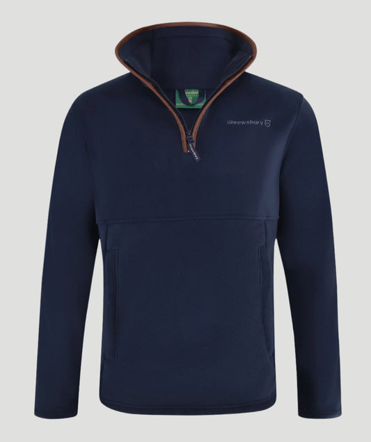 Ackleton Fleece Quater Zip Navy