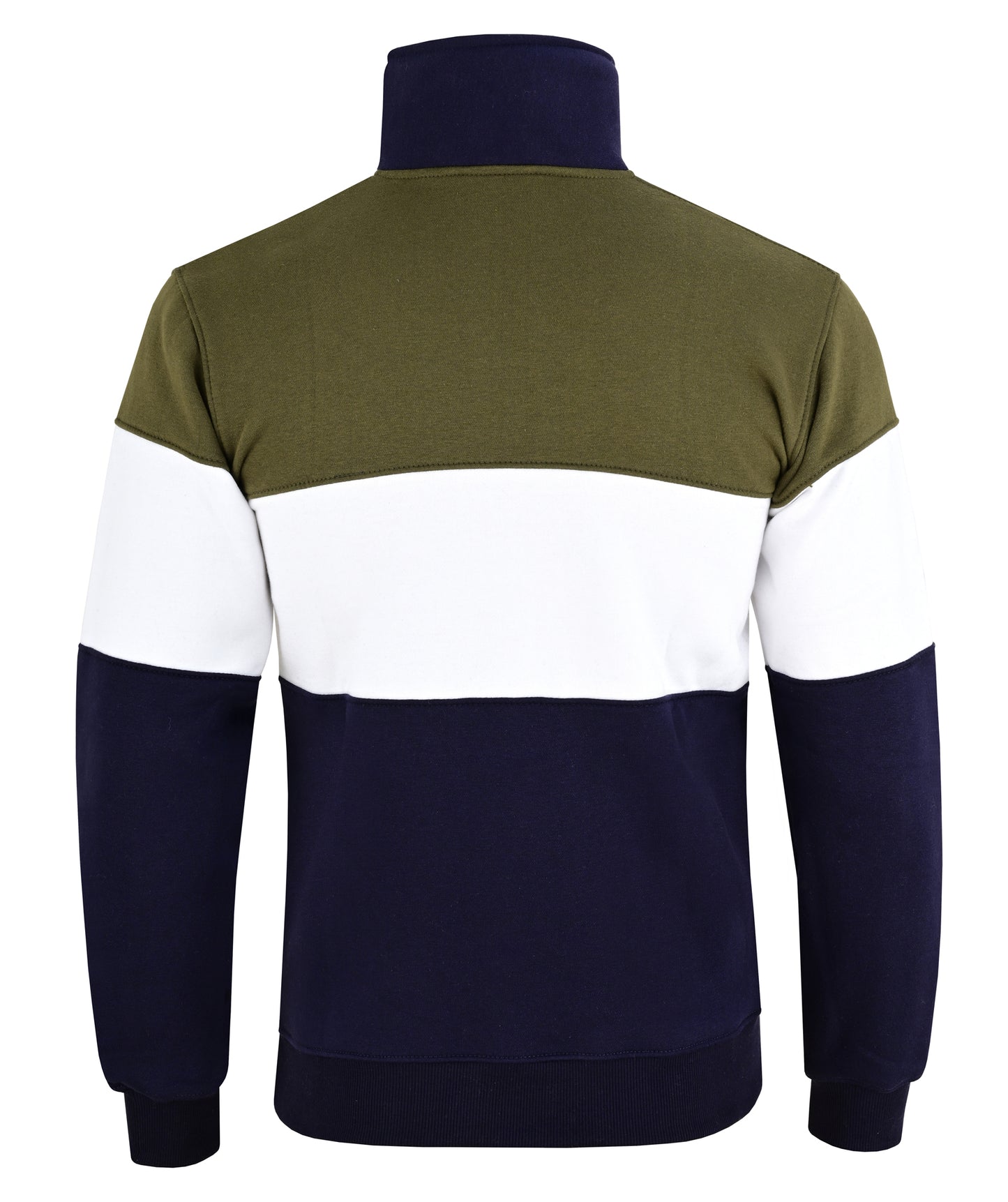 Bedstone Womens Quater Zip Sweatshirt Olive