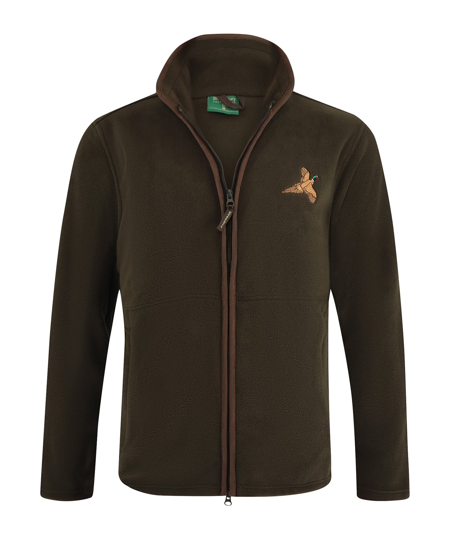 Cosford Pheasant Fleece Jacket Dark Olive