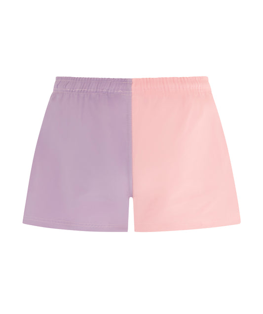 Harlequin Shorts Lilac and Baby Pink