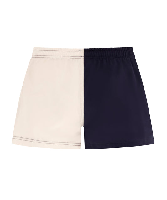 Harlequin Shorts Navy and White
