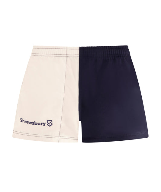 Harlequin Shorts Navy and White