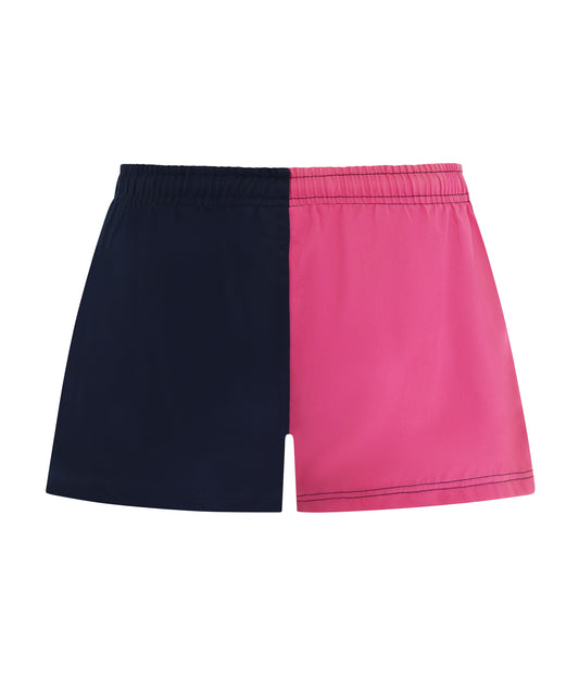 Harlequin Shorts Pink and Navy