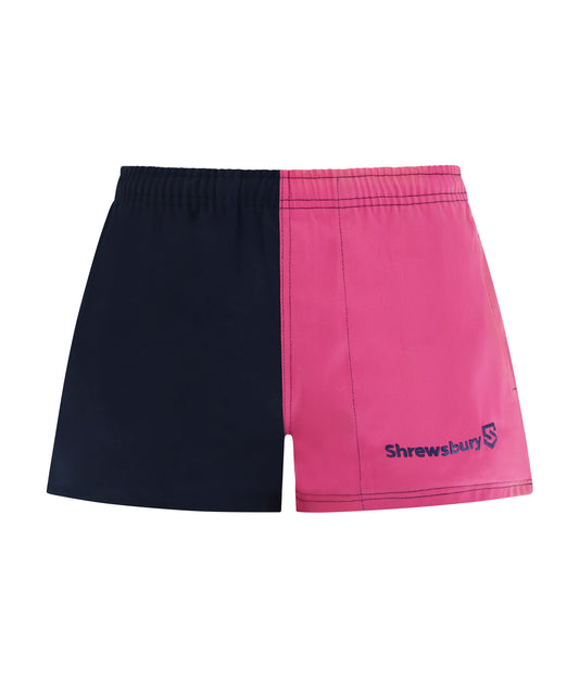 Harlequin Shorts Pink and Navy