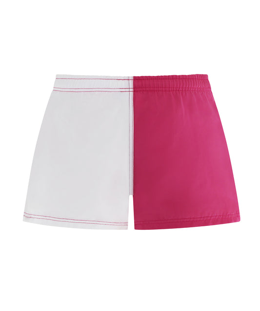 Harlequin Shorts Pink and White