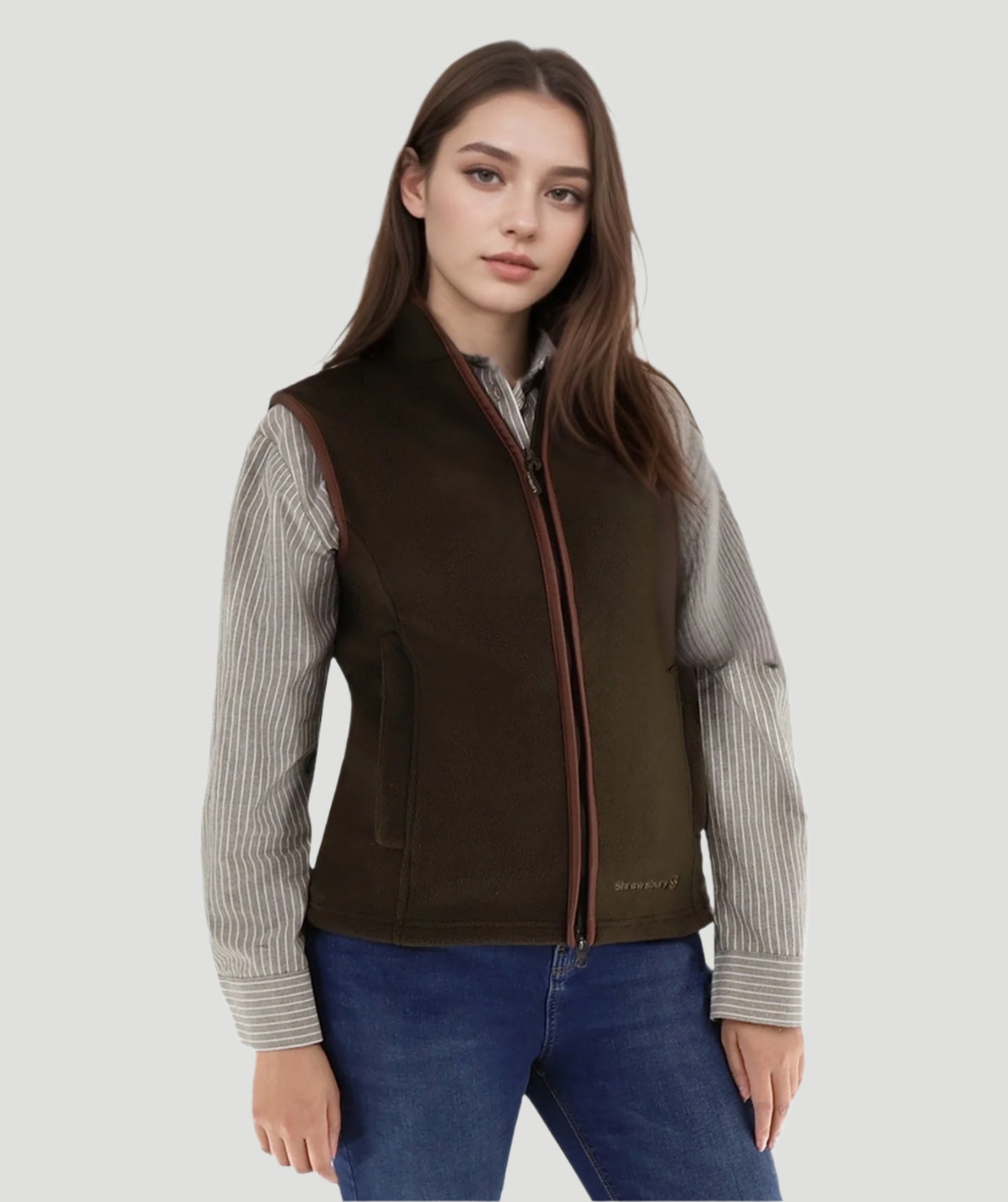 Harley Fleece Gilet Dark Olive