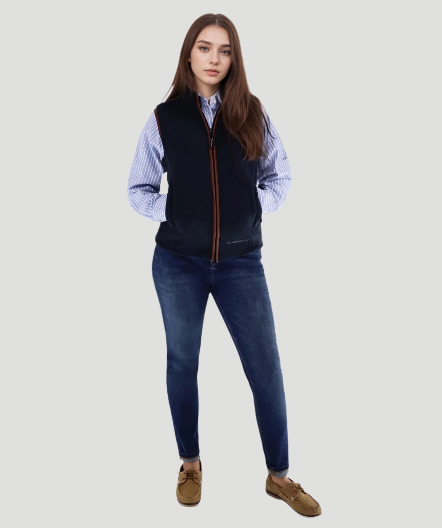 Harley Fleece Gilet Navy