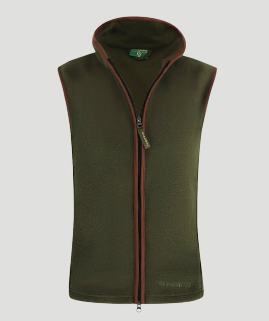 Harley Fleece Gilet Olive