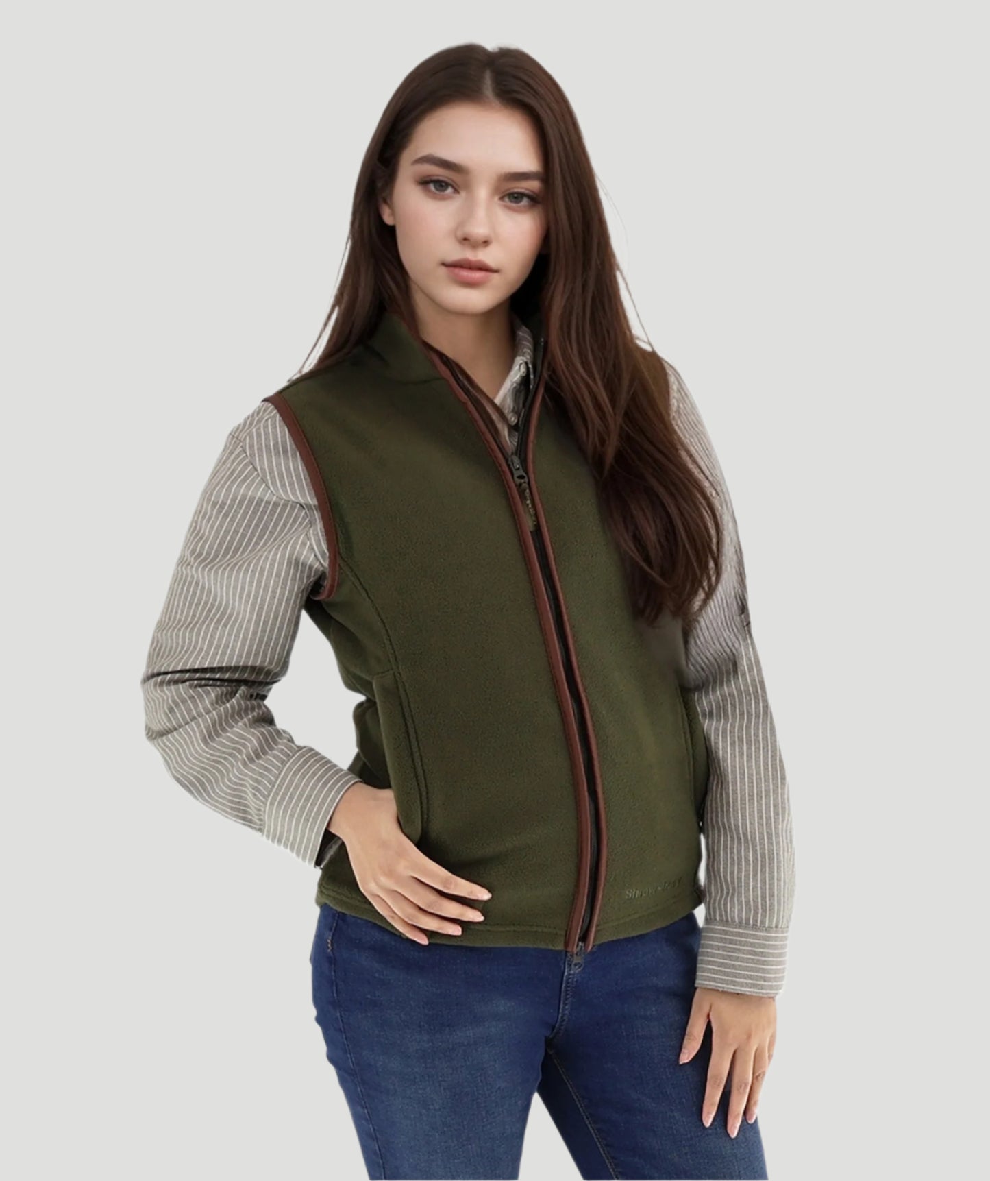 Harley Fleece Gilet Olive
