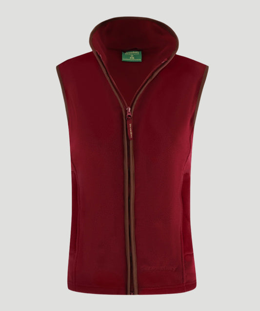 Harley Fleece Gilet Wine