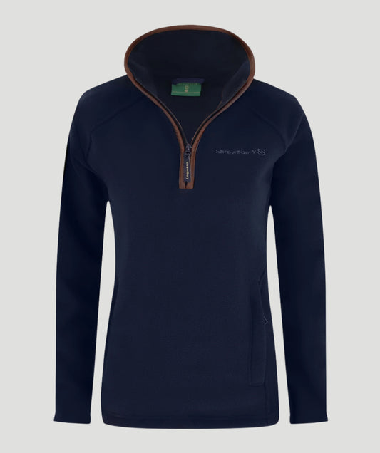 Harley Fleece Quater Zip Navy
