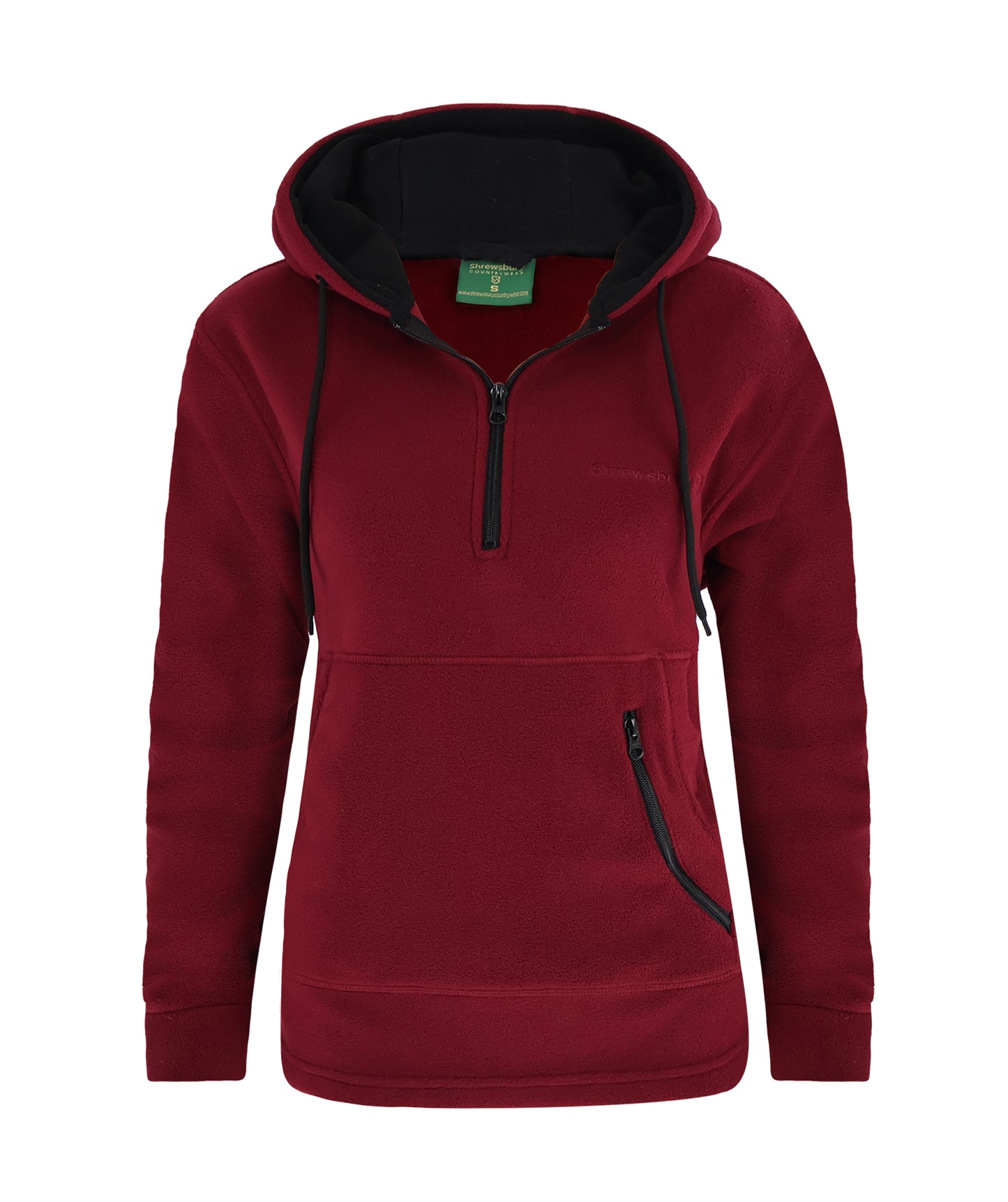 Kinlet Fleece Hoodie Wine