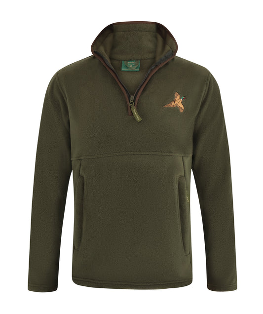 Cosford Pheasant Fleece Quater Zip Olive