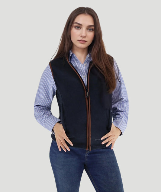 Harley Fleece Gilet Navy