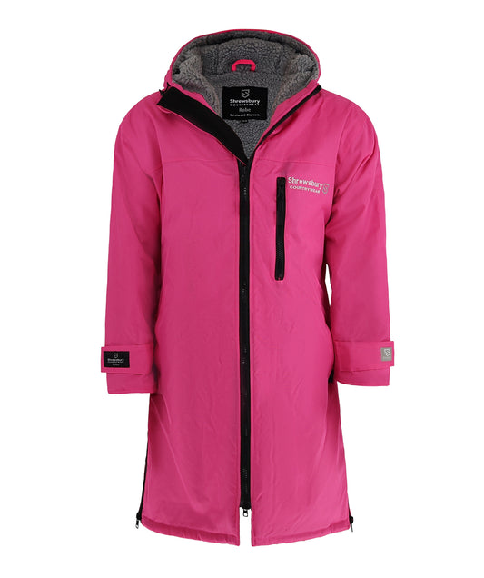 Wilcott Ladies Waterproof Robe Fuchsia Pink