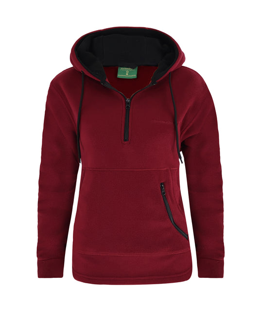 Kinlet Fleece Hoodie Wine