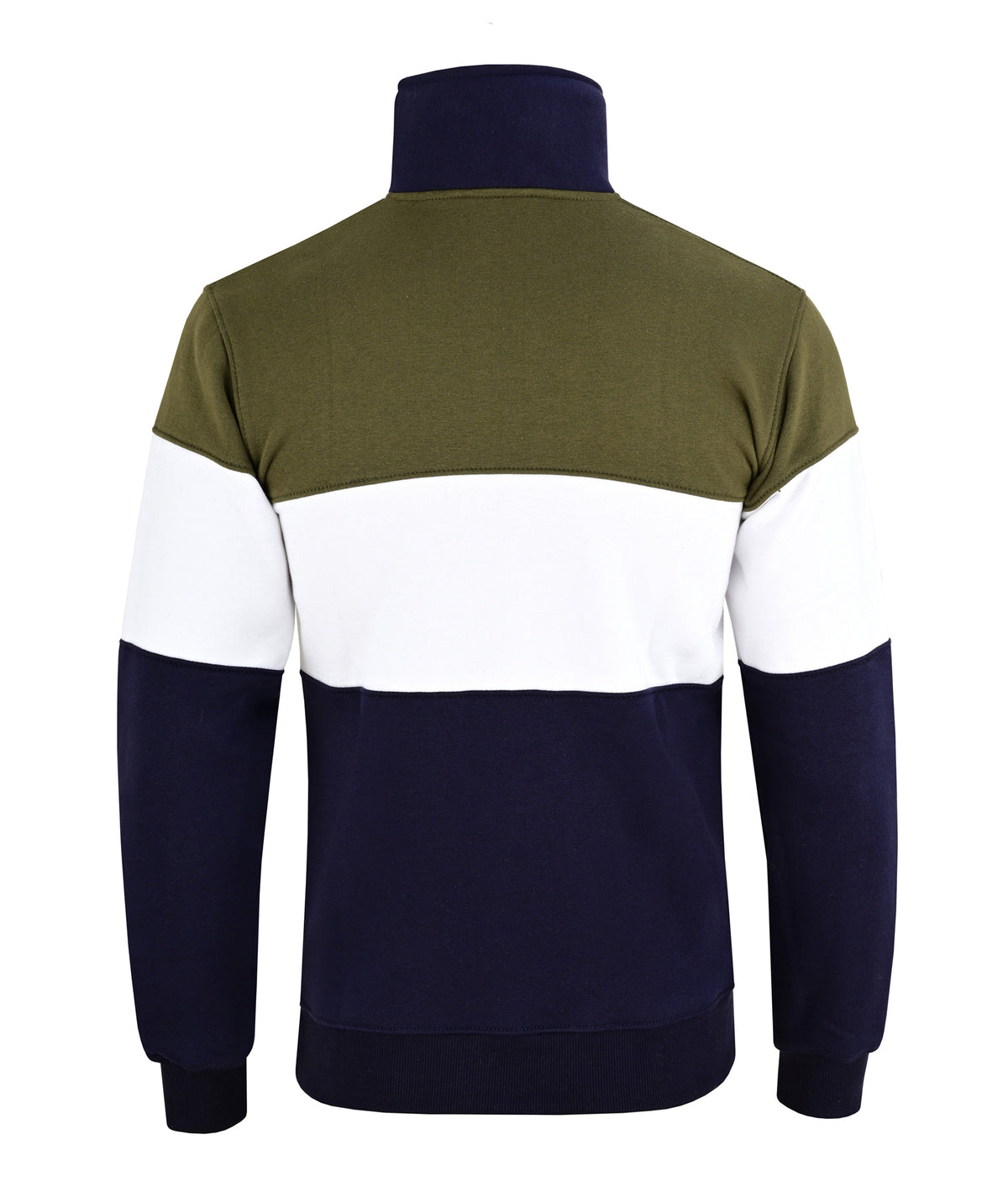 Bedstone Womens Quater Zip Sweatshirt Olive